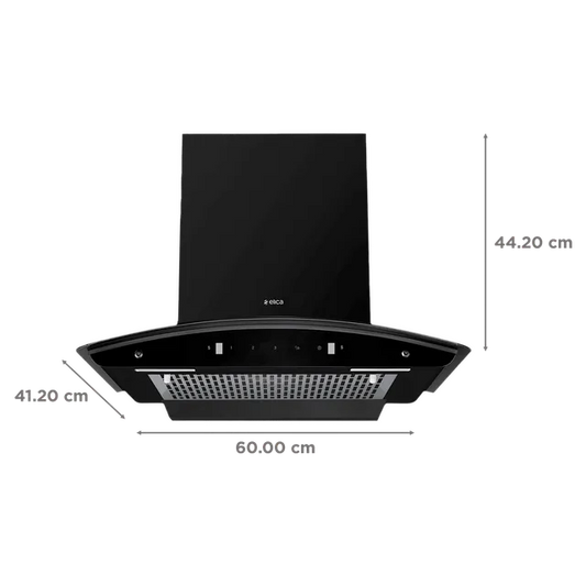 elica FL 600 SLIM HAC MS NERO