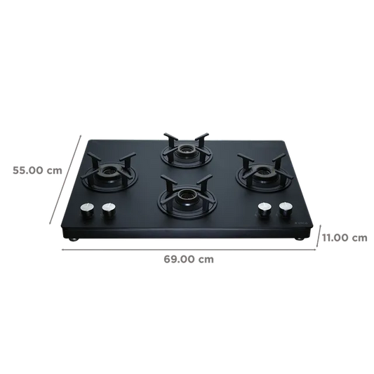 Elica SBF MATT LOTUS TKN 694 CT VETRO 2J Ai BK