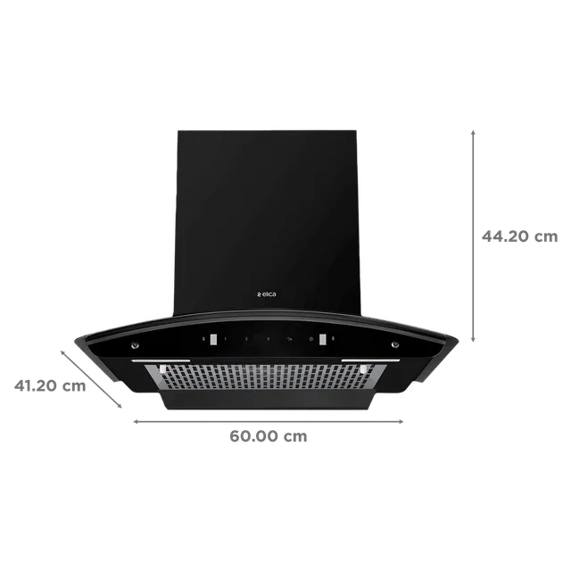 elica FL 600 SLIM HAC MS NERO