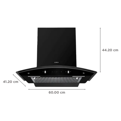 elica FL 600 SLIM HAC MS NERO