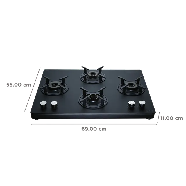 Elica SBF MATT LOTUS TKN 694 CT VETRO 2J Ai BK