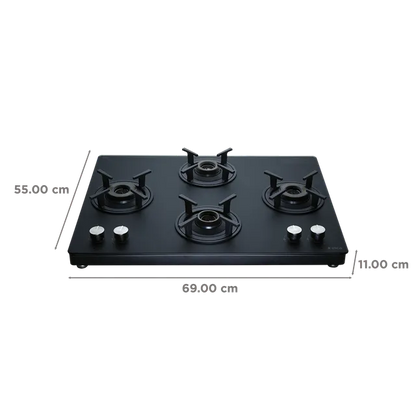 Elica SBF MATT LOTUS TKN 694 CT VETRO 2J Ai BK