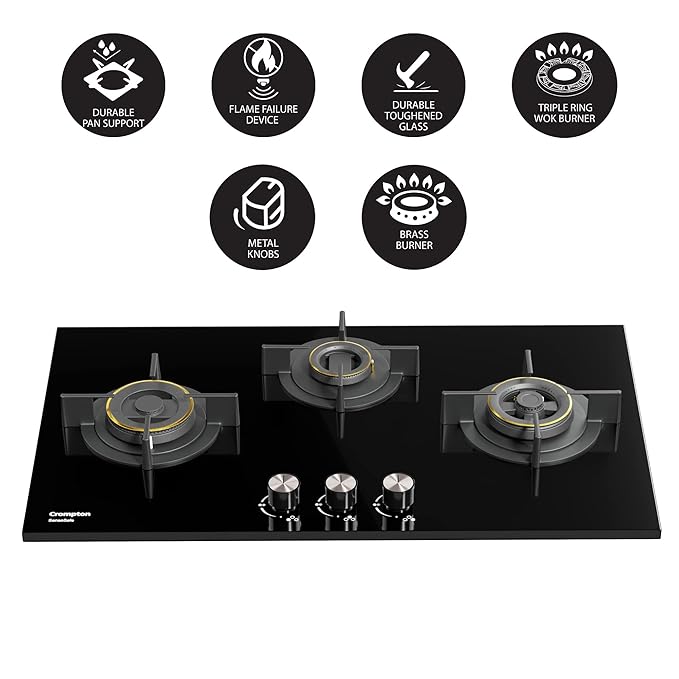 SensoSafe 78 cm 3 Burners