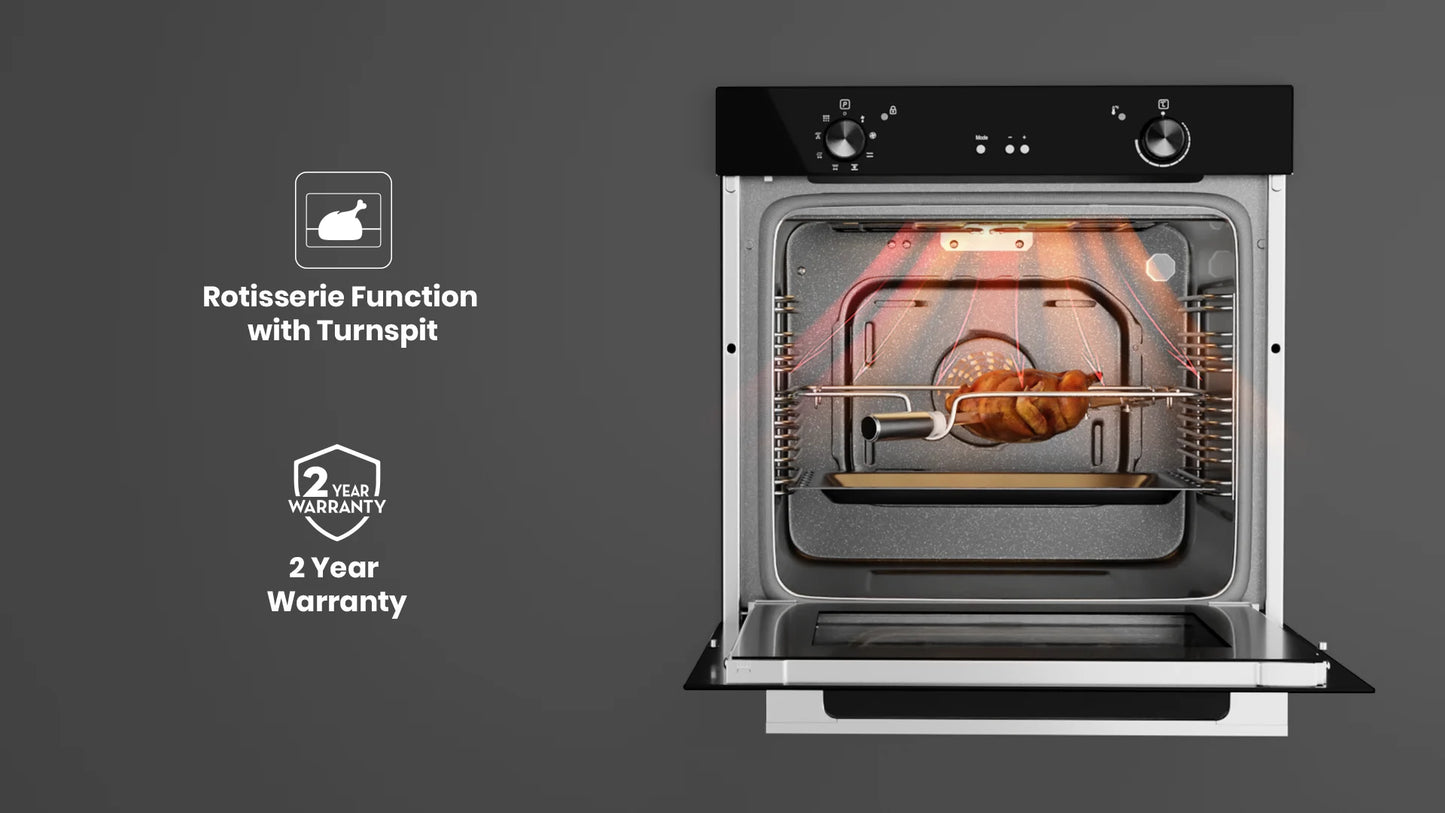 GrandArt Pyrolytic Oven 78 Ltrs| UNBOXED !
